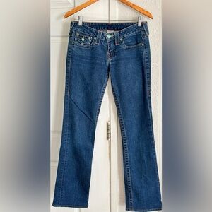 Women’s True Religion Low Rise BootCut  Jeans Size 28